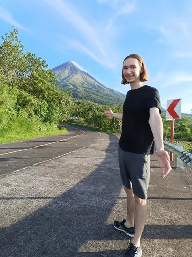 Me and Mayon Volcano